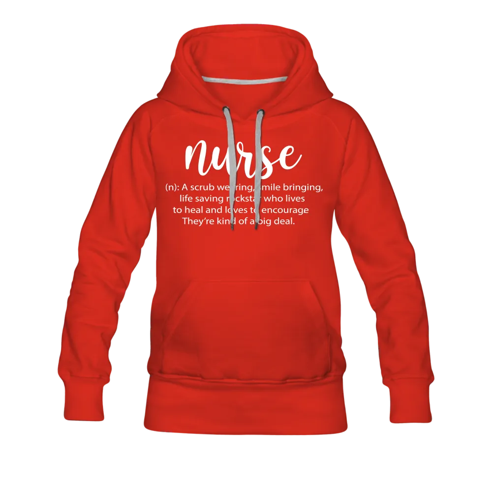 Nurse Description Premium Hoodie