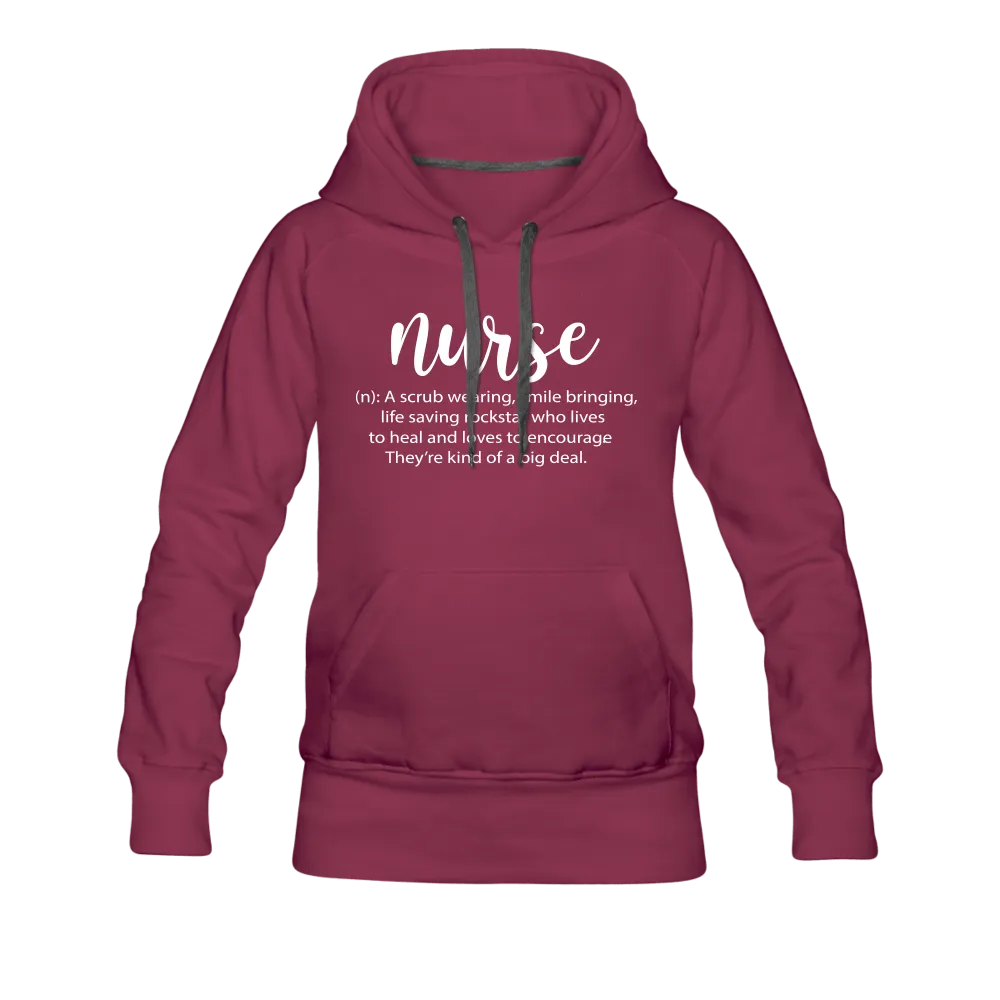 Nurse Description Premium Hoodie