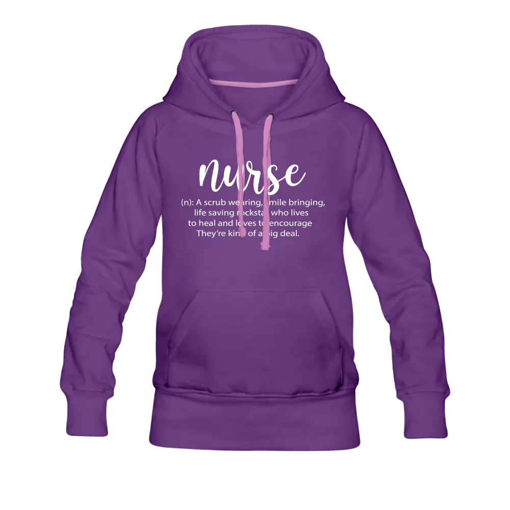 Nurse Description Premium Hoodie