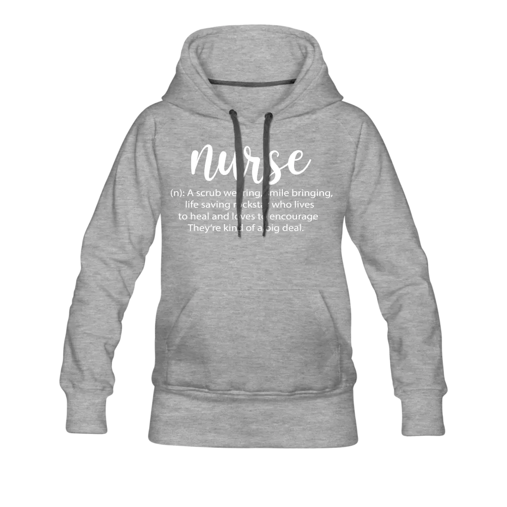 Nurse Description Premium Hoodie