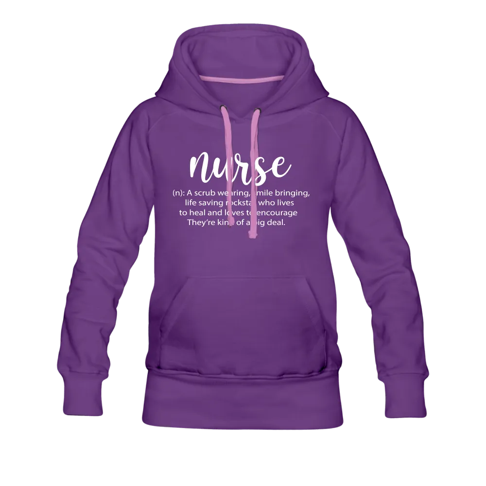 Nurse Description Premium Hoodie