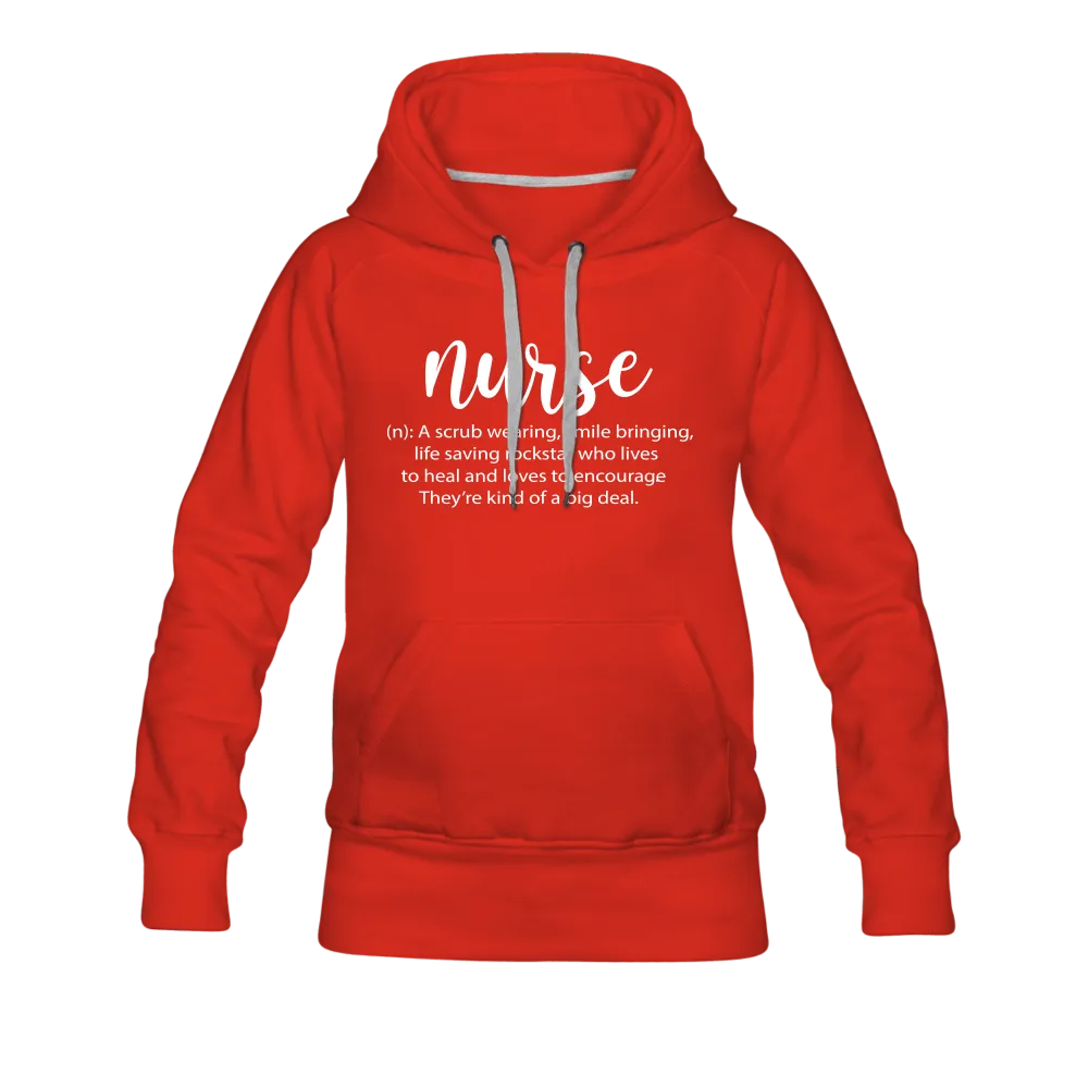 Nurse Description Premium Hoodie