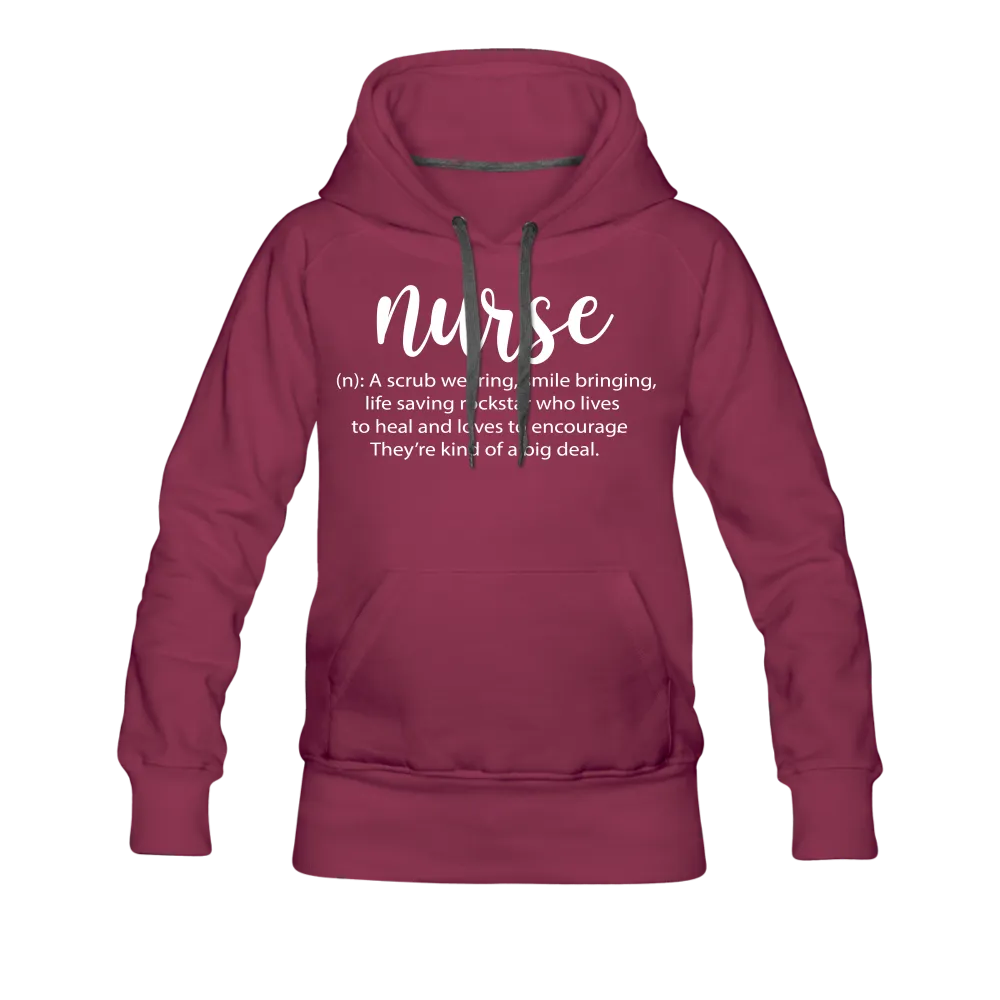 Nurse Description Premium Hoodie
