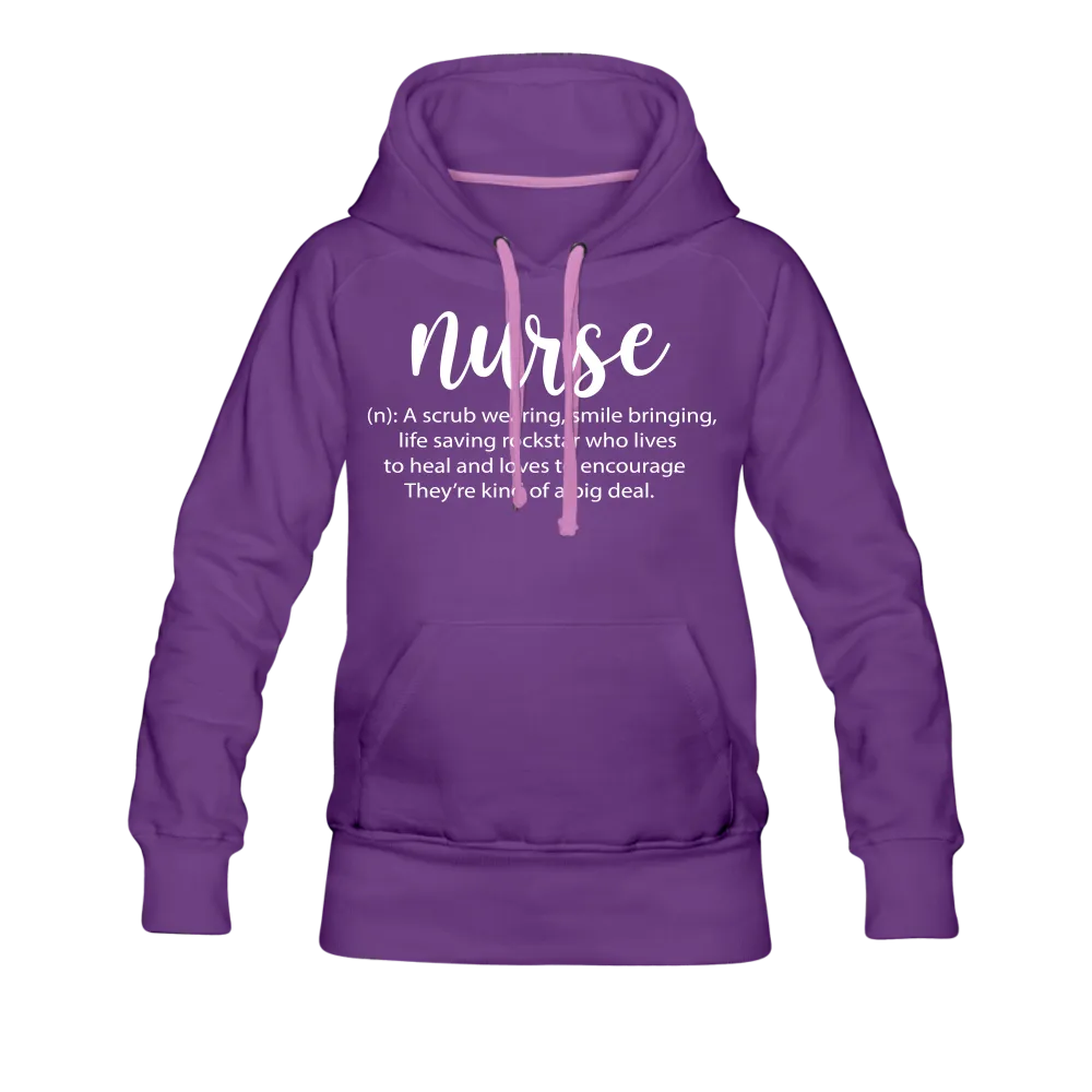 Nurse Description Premium Hoodie