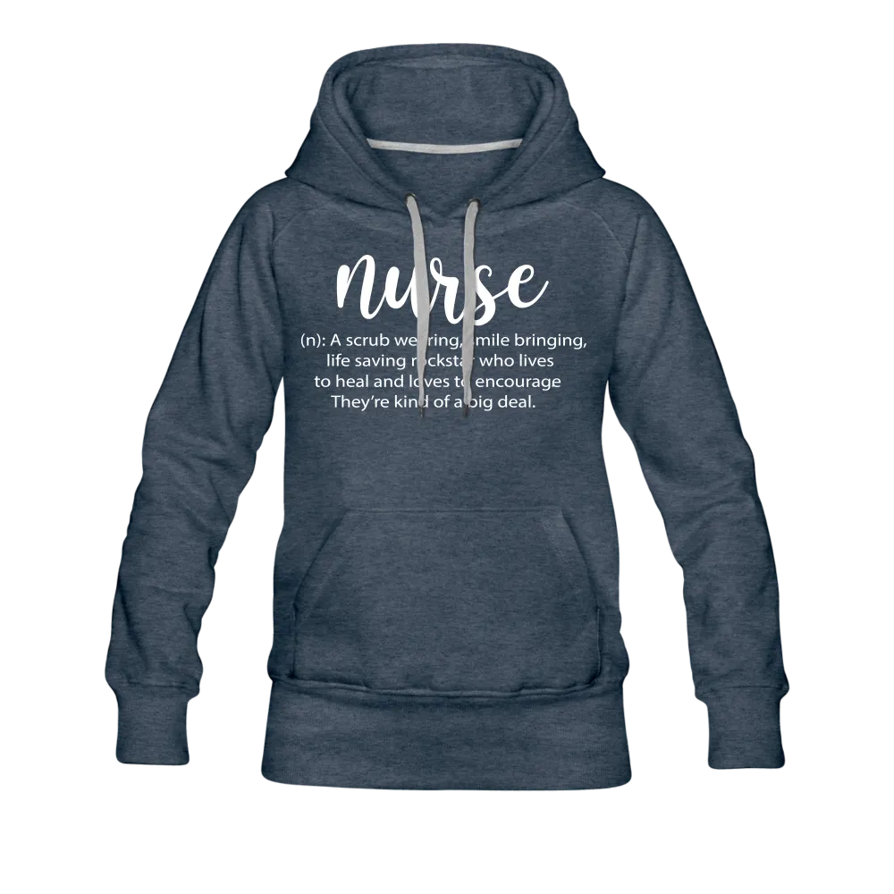 Nurse Description Premium Hoodie