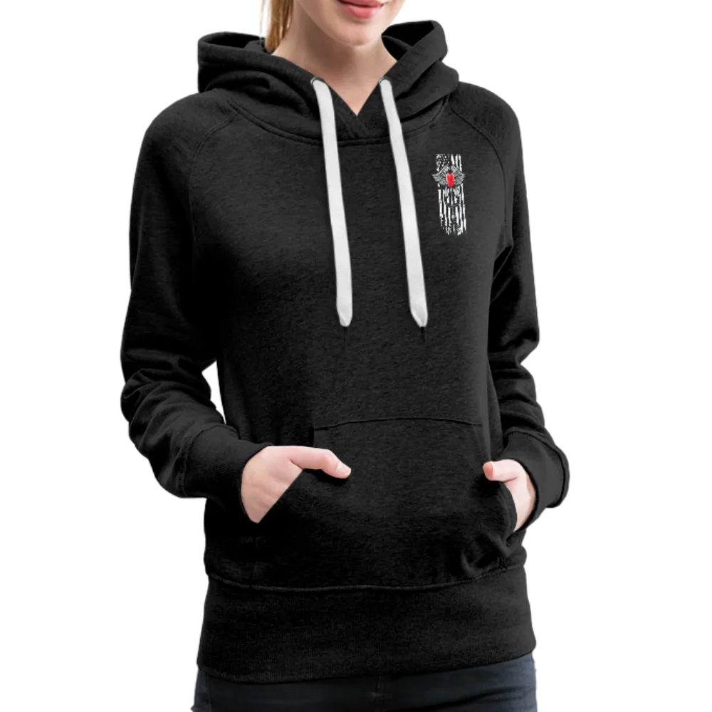 Nurse Flag Caduceus Stethoscope Heart Women’s Premium Hoodie (CK1822)