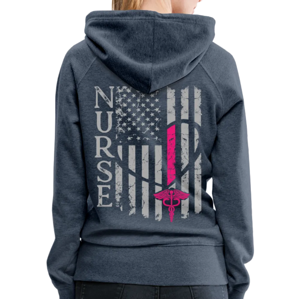 Nurse Flag Pullover Hoodie Women’s Premium Hoodie (CK1806)