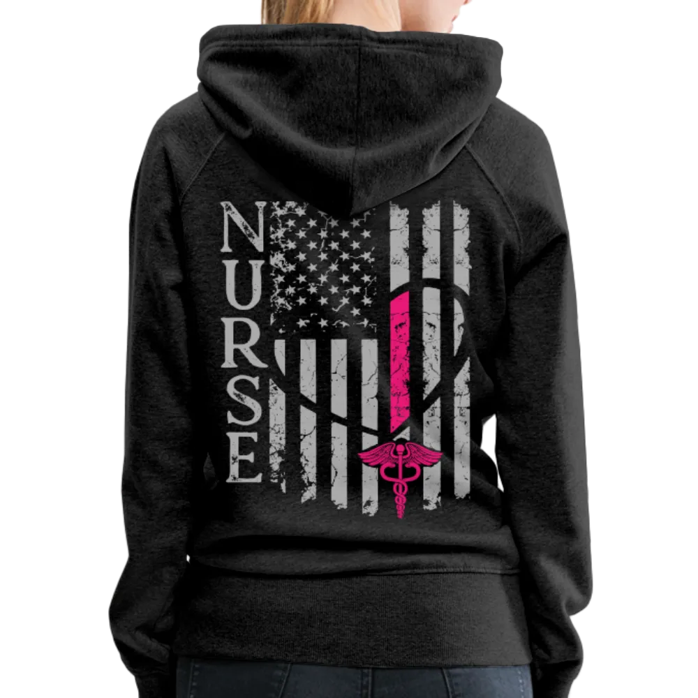 Nurse Flag Pullover Hoodie Women’s Premium Hoodie (CK1806)