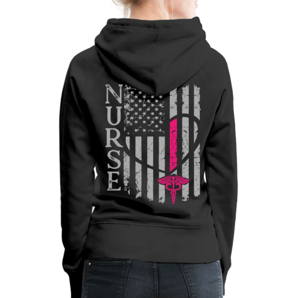 Nurse Flag Pullover Hoodie Women’s Premium Hoodie (CK1806)