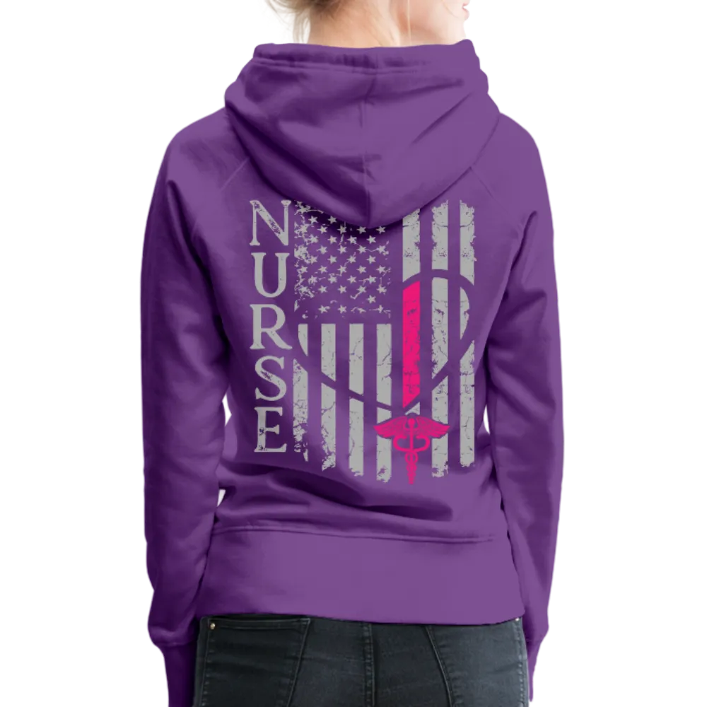 Nurse Flag Pullover Hoodie Women’s Premium Hoodie (CK1806)