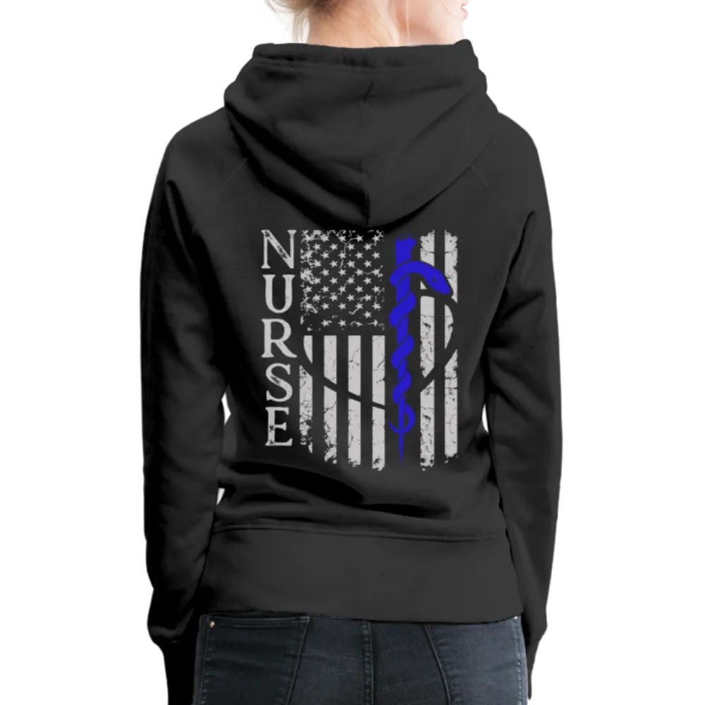 Nurse Flag Rod Flag Women’s Premium Hoodie (CK1966)