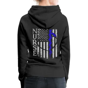Nurse Flag Rod Flag Women’s Premium Hoodie (CK1966)