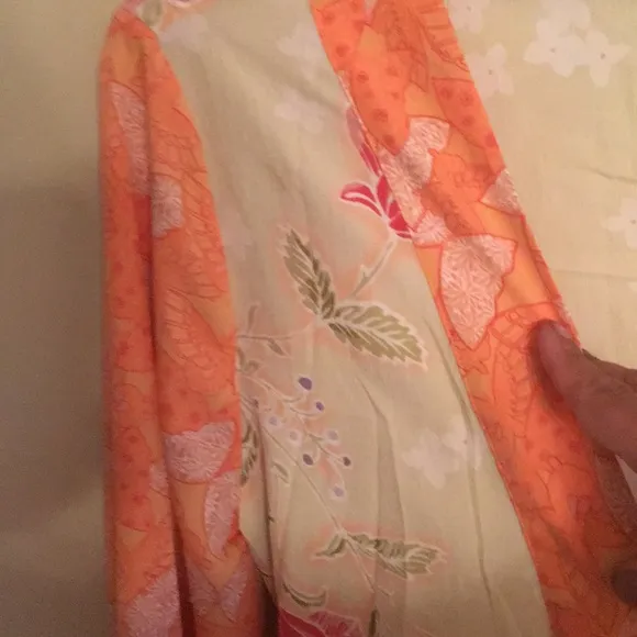NWOT pajama set with robe. Size S