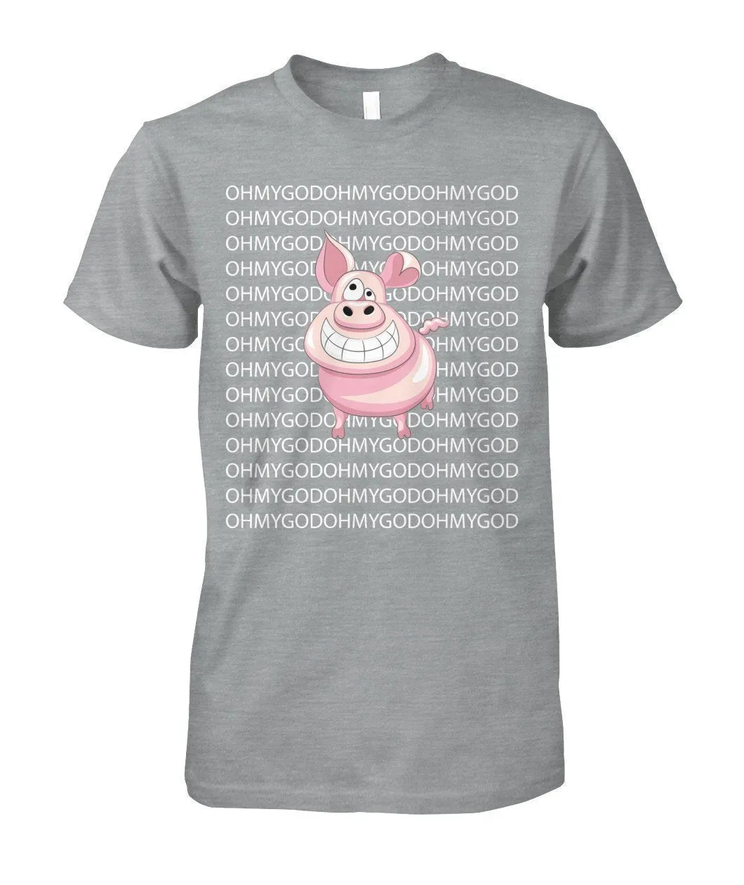 Oh My God Pig - Schwein Unisex Cotton Tee
