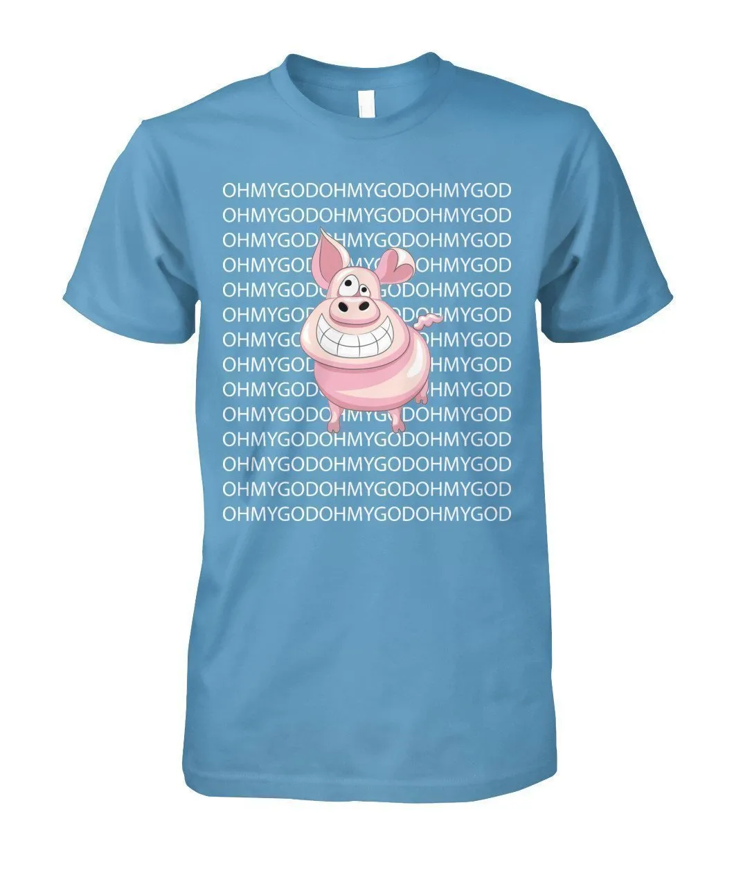 Oh My God Pig - Schwein Unisex Cotton Tee