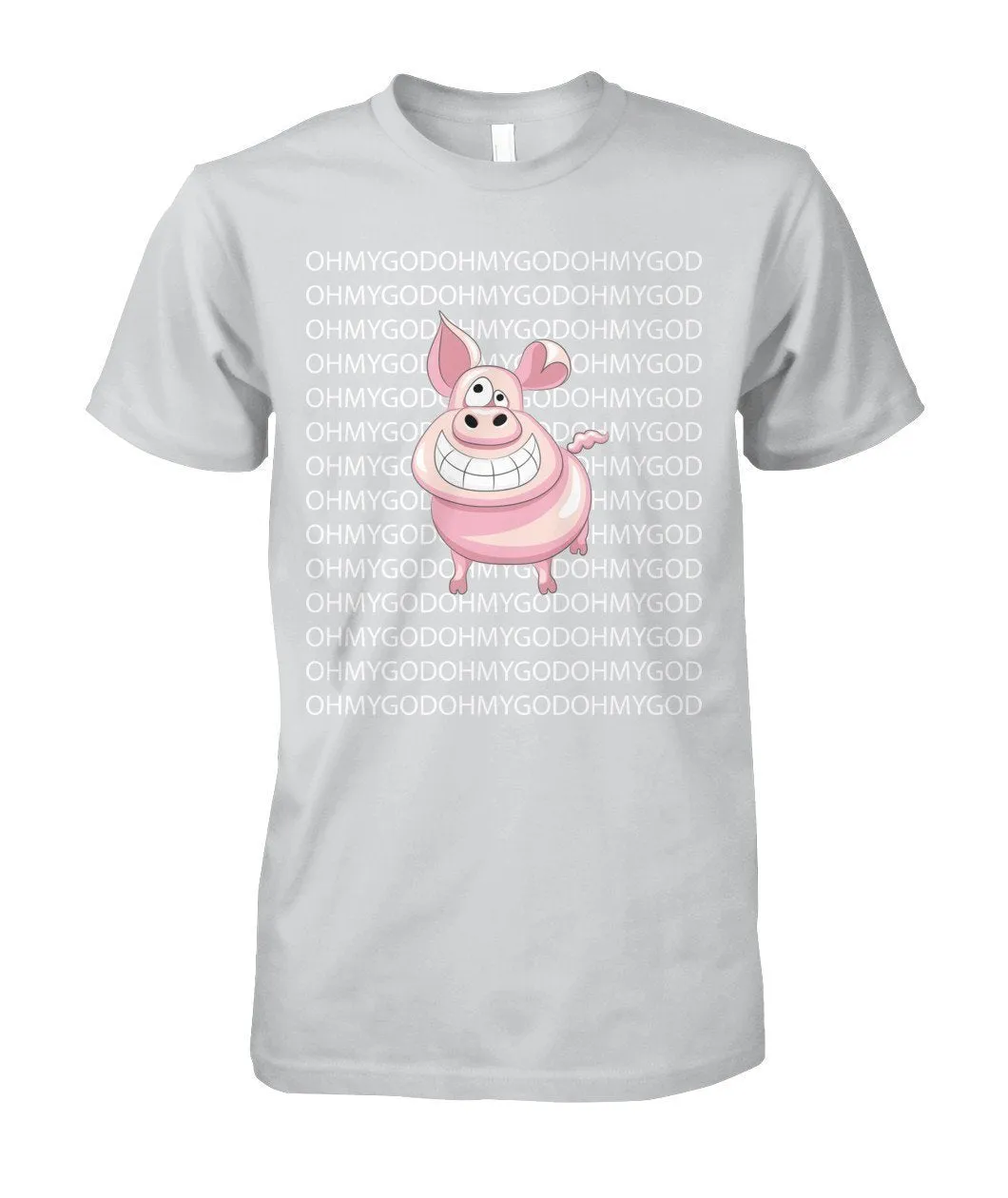 Oh My God Pig - Schwein Unisex Cotton Tee