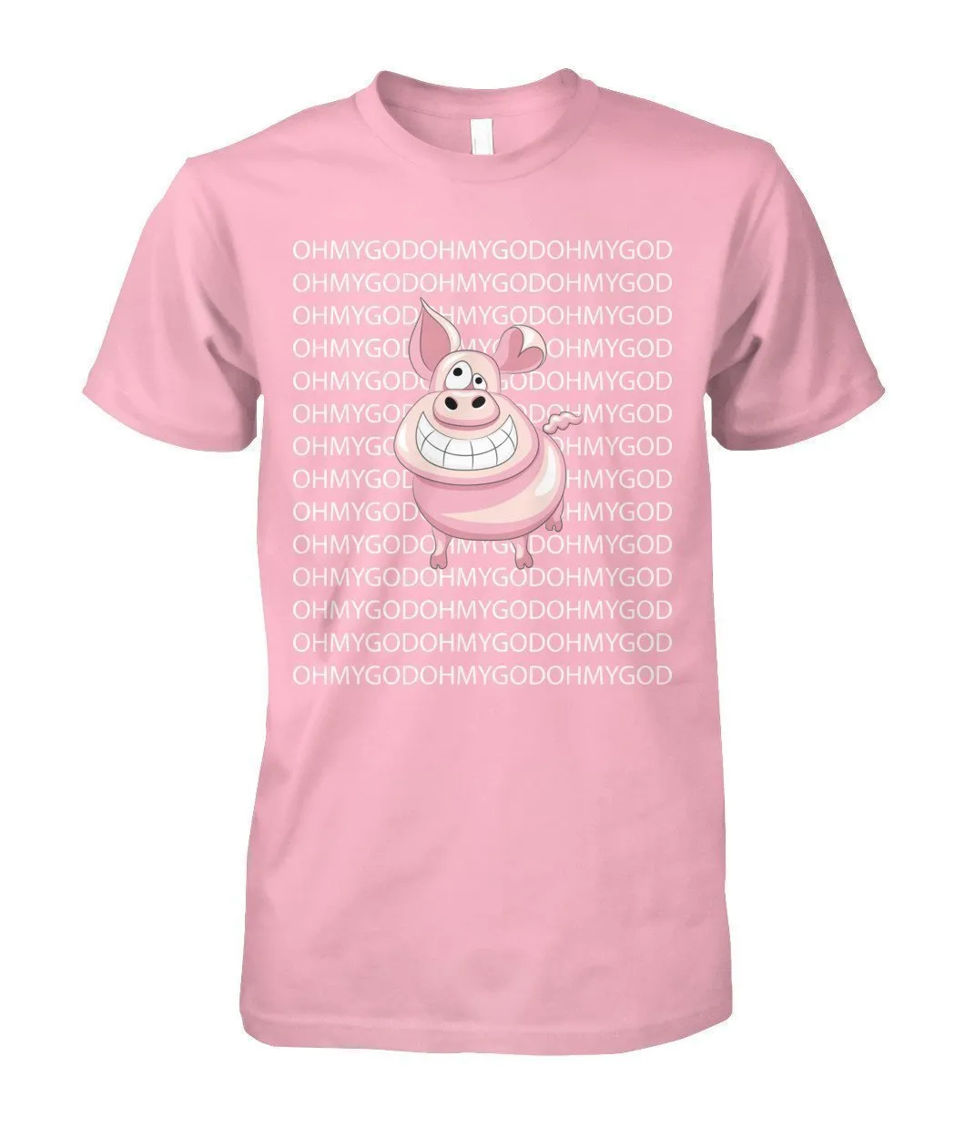 Oh My God Pig - Schwein Unisex Cotton Tee