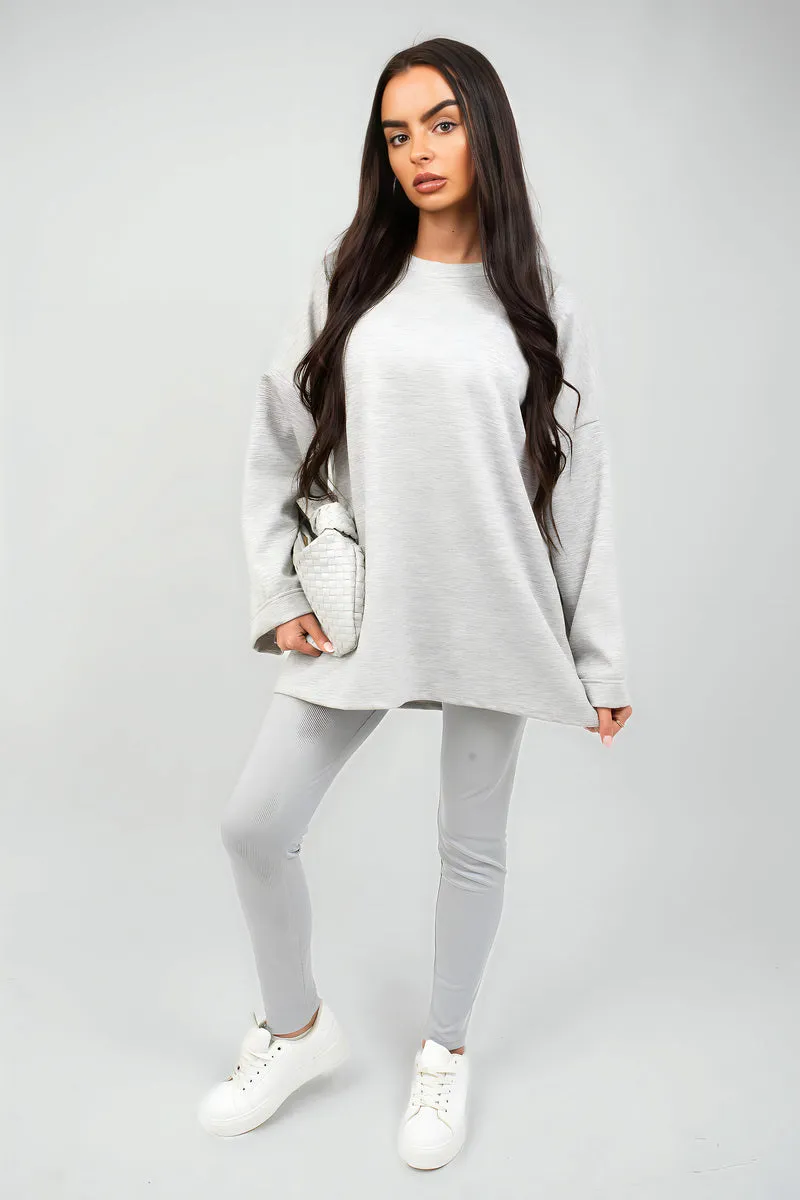 Oversized Long Sleeve Sweatshirt Top