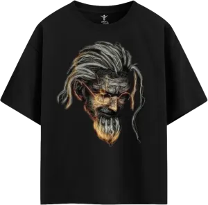 oversized printed t-shirt (SILVERS RAYLEIGH)