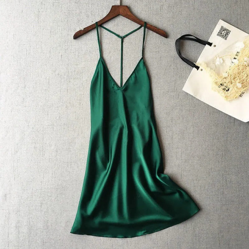 Pajamas Women Summer Thin Ice Silk Big Dew