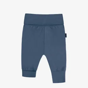 Pantalon évolutif bleu en jersey extensible, bébé || Blue evolutive pants in stretch jersey, baby