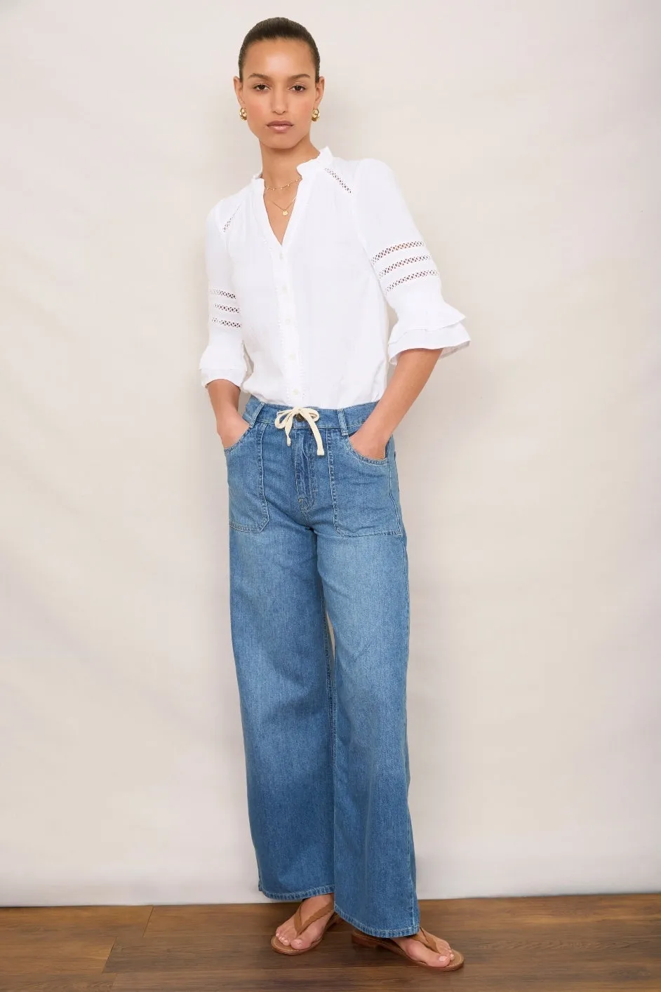 Parker Blouse - White