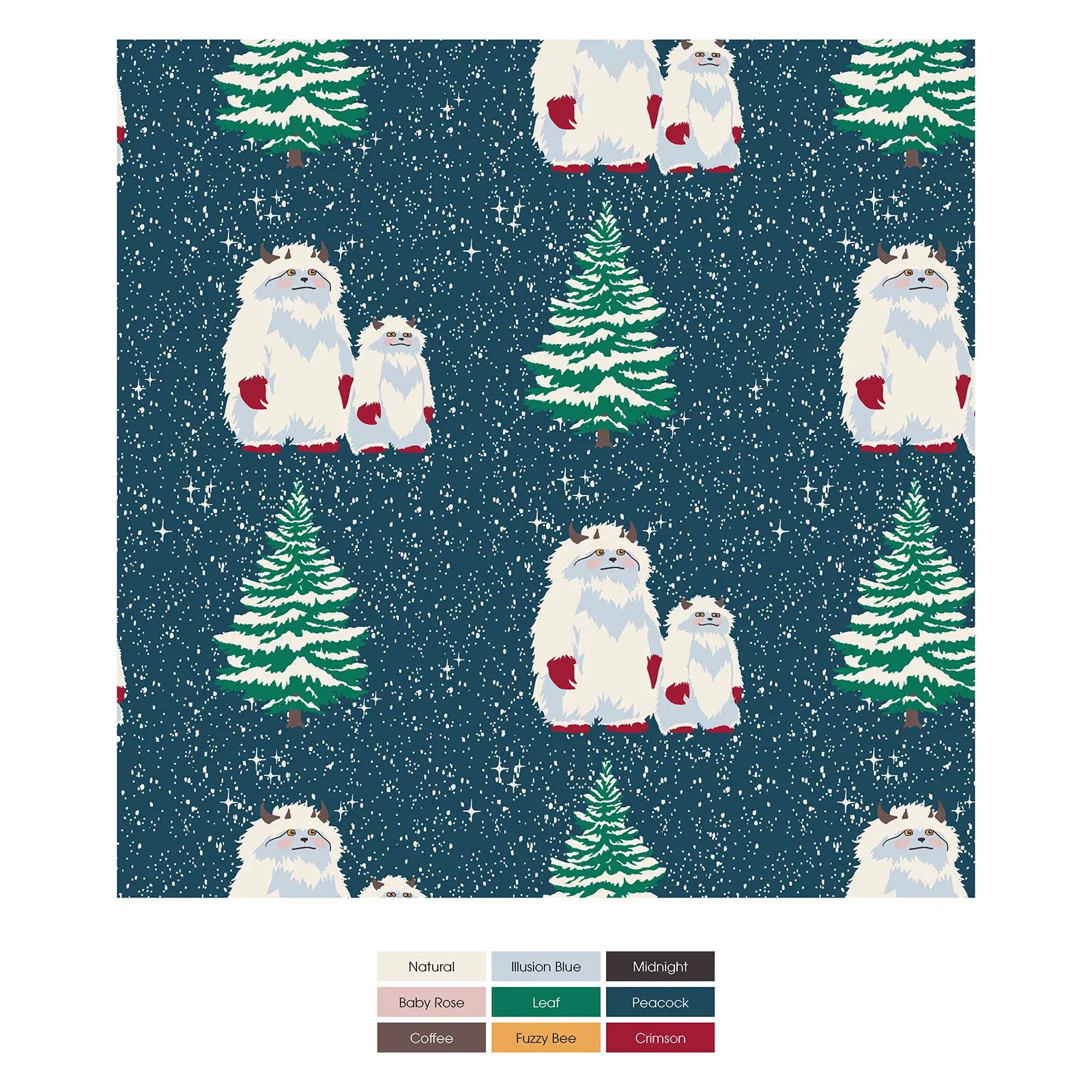 Peacock Yeti Footie with 2-way zipper - Holiday