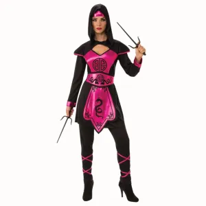 Pink Ninja Warrior Costume - Ladies
