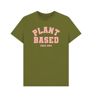 Plant based varsity unisex t-shirt