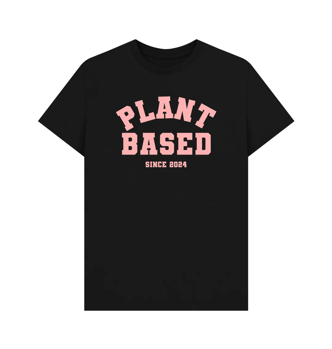 Plant based varsity unisex t-shirt