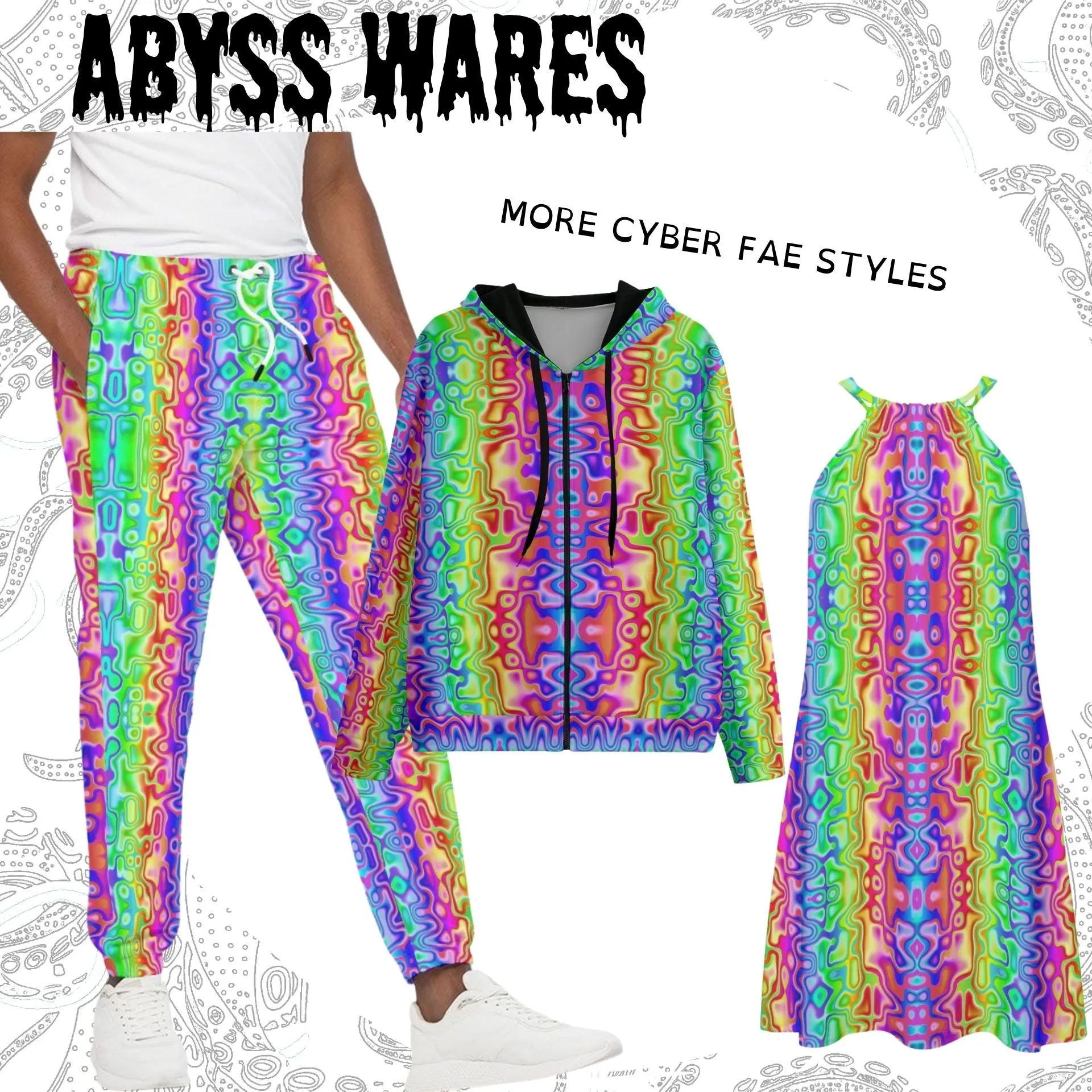 Plasma Rainbow Joggers