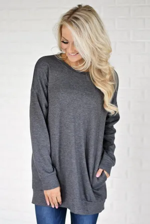 Pocket Sweater - Grey