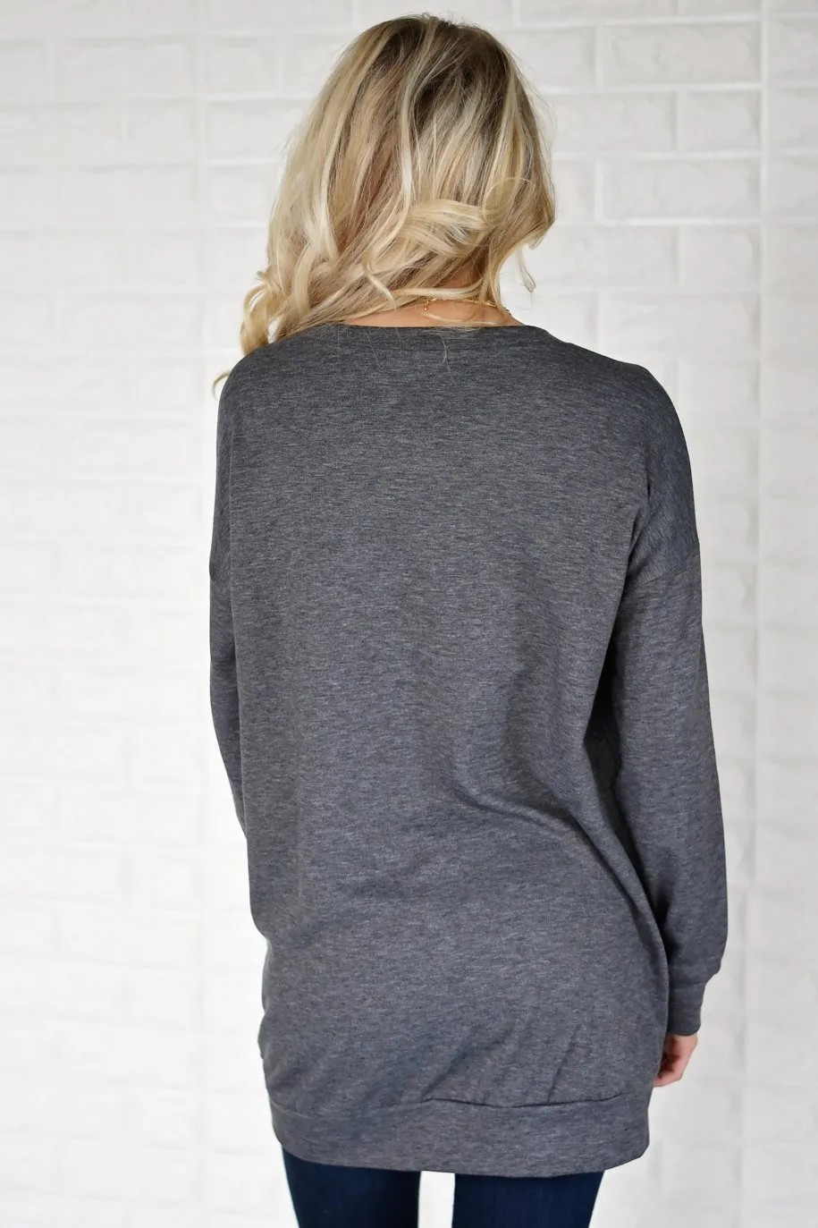 Pocket Sweater - Grey