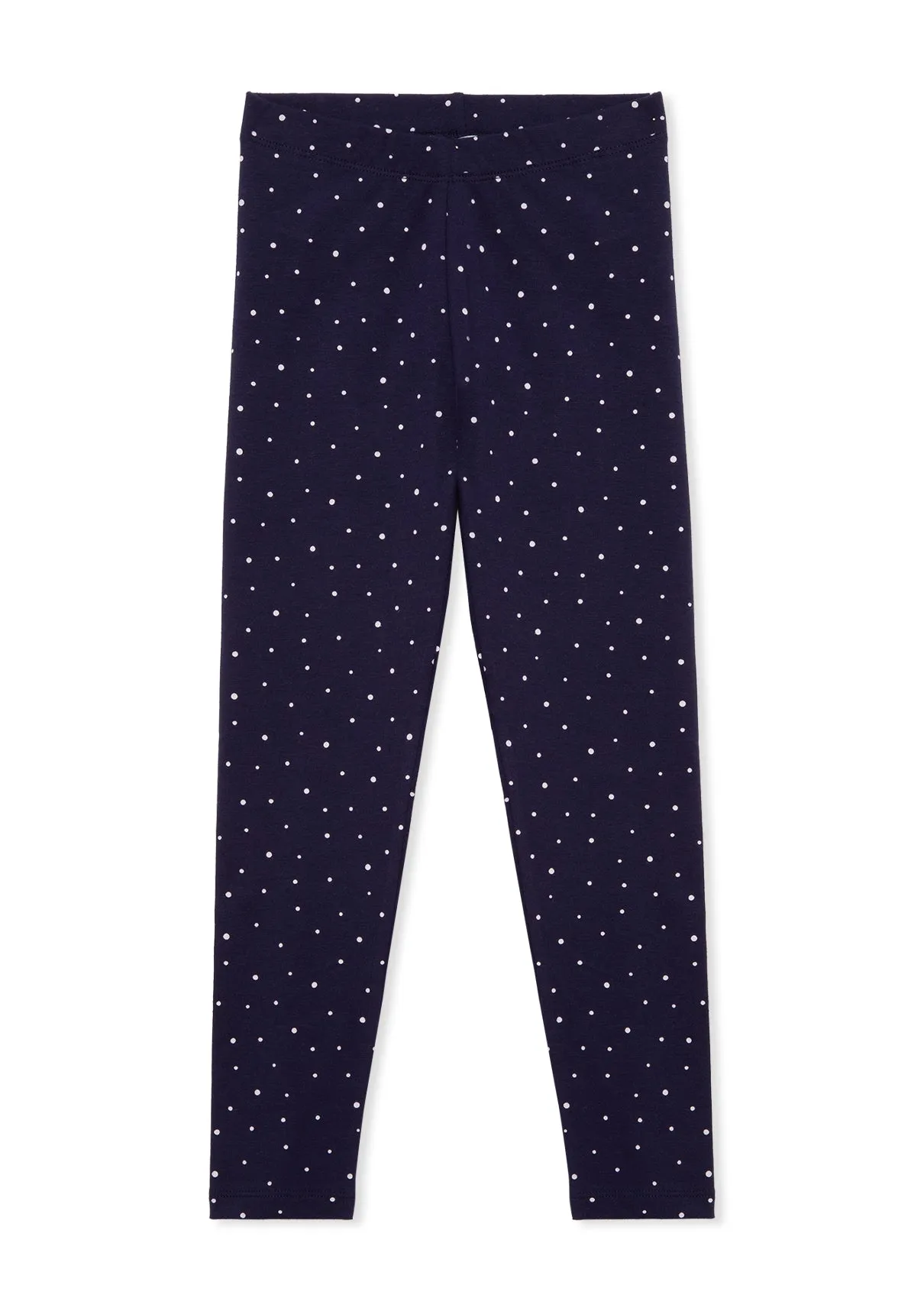 Polkadot Printed Navy Leggings