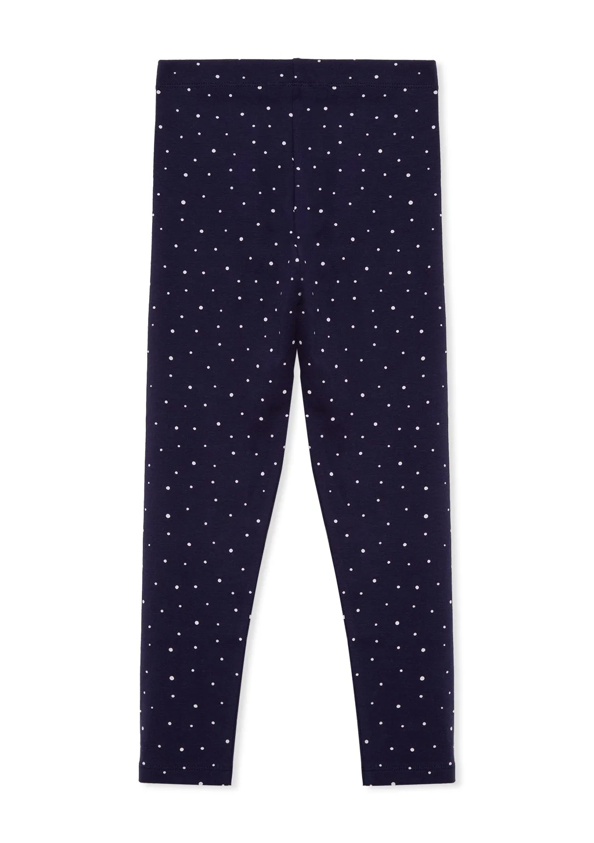 Polkadot Printed Navy Leggings