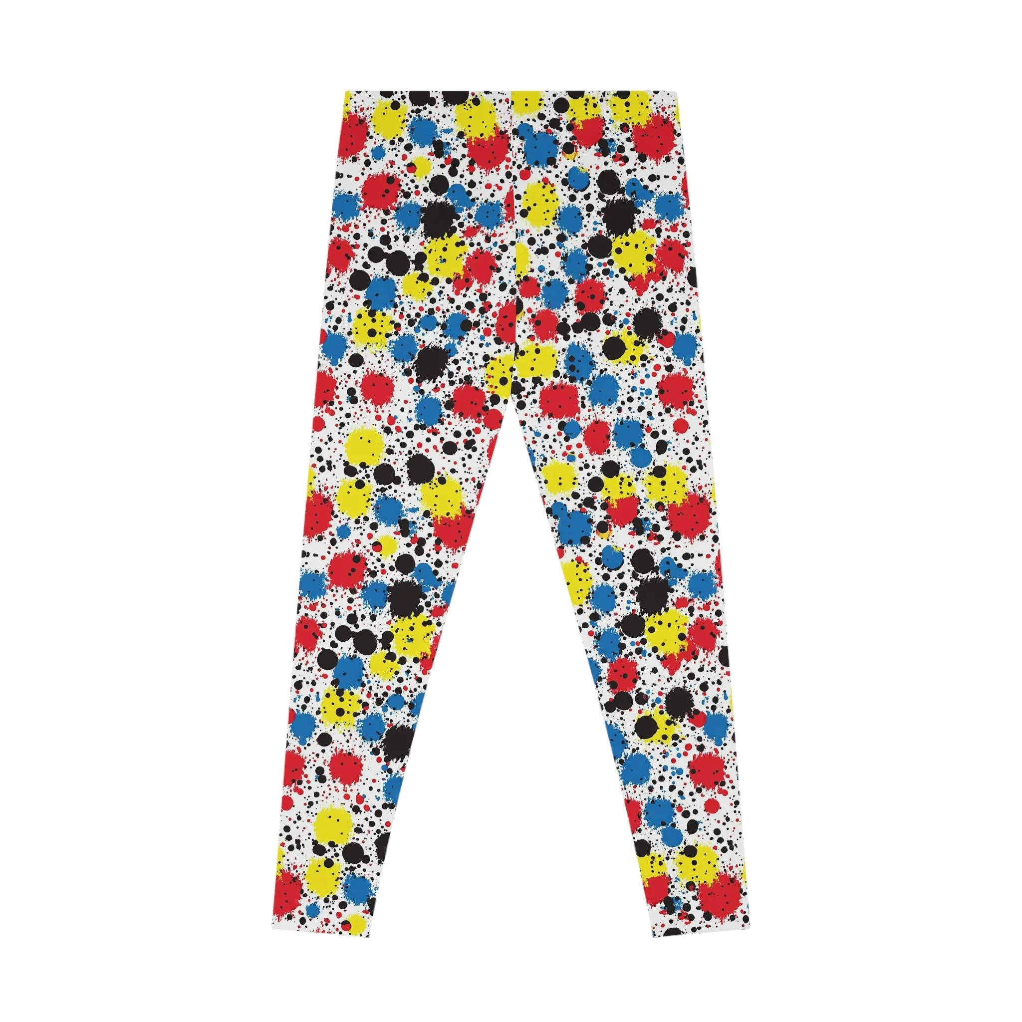 Poppin' Pixels Stretchy Leggings for Active Lifestyle & Everyday Comfort
