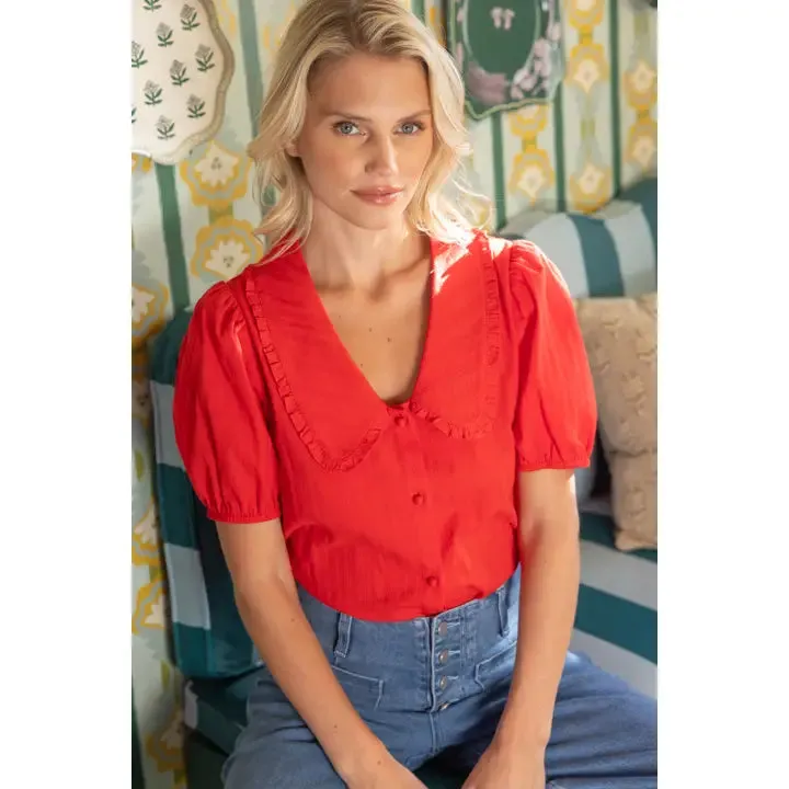 Poppy Collared Blouse