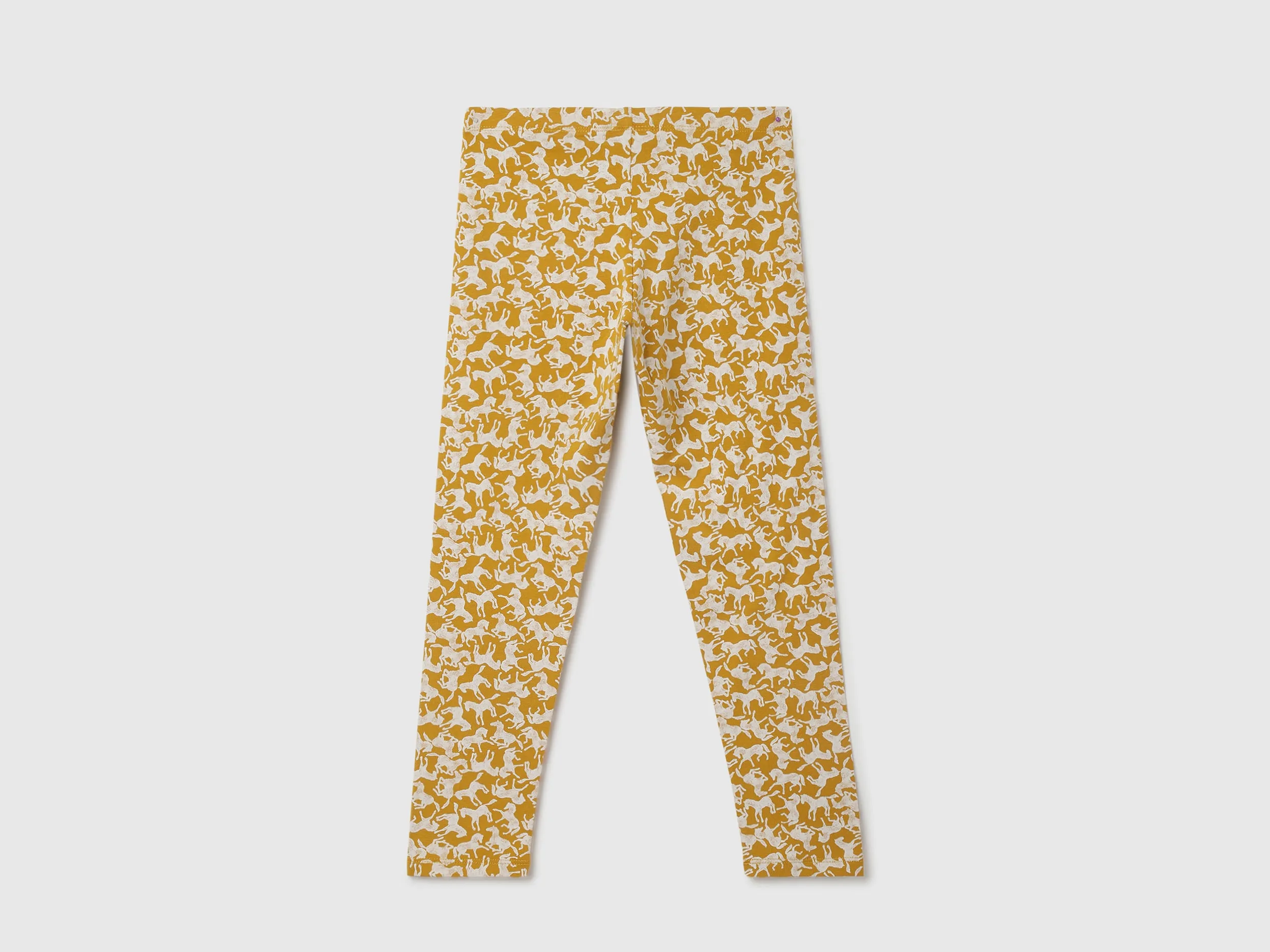 Printed Regular Fit High Rise Leggings