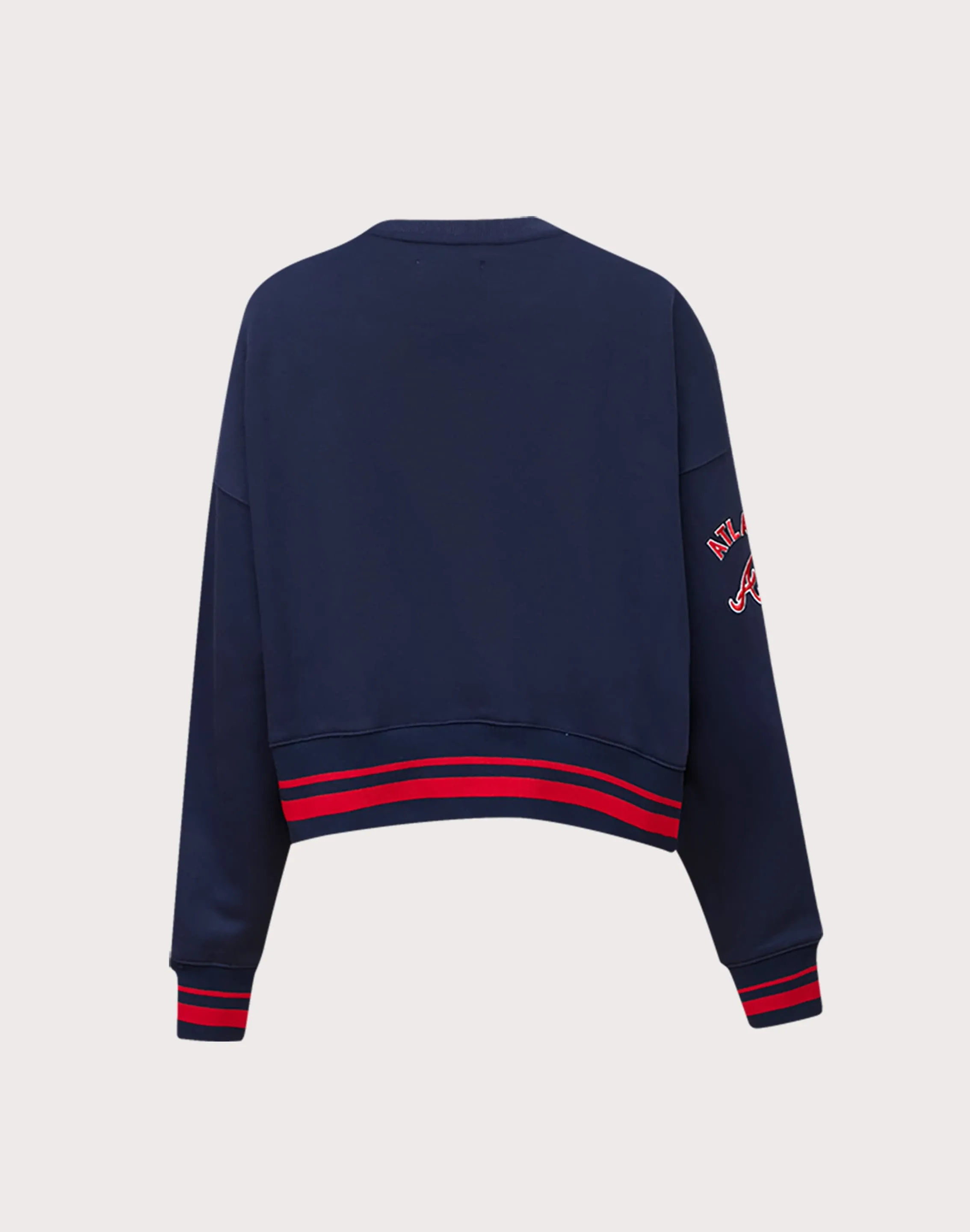 Pro Standard Atlanta Braves Mashup Rib Crewneck