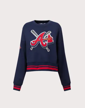 Pro Standard Atlanta Braves Mashup Rib Crewneck