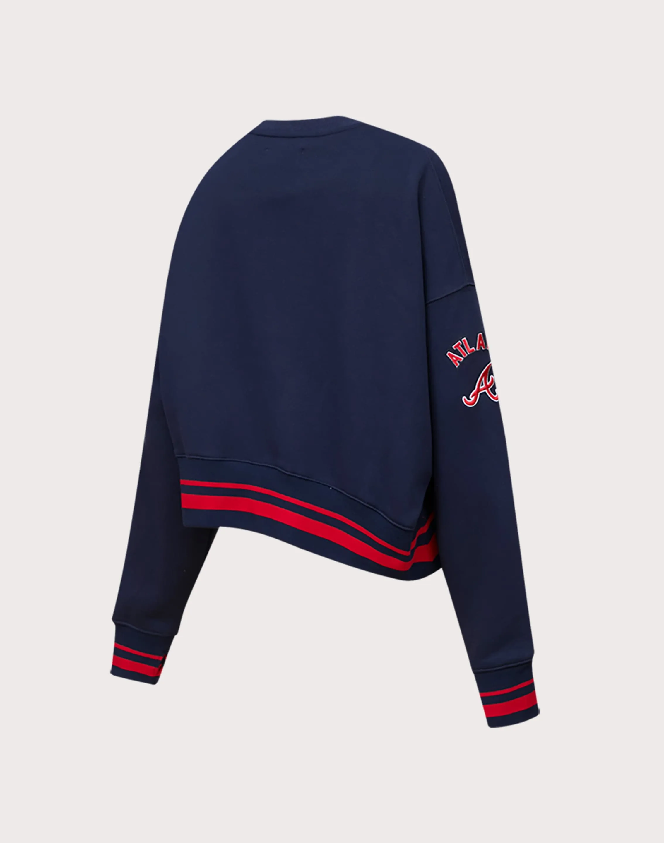 Pro Standard Atlanta Braves Mashup Rib Crewneck