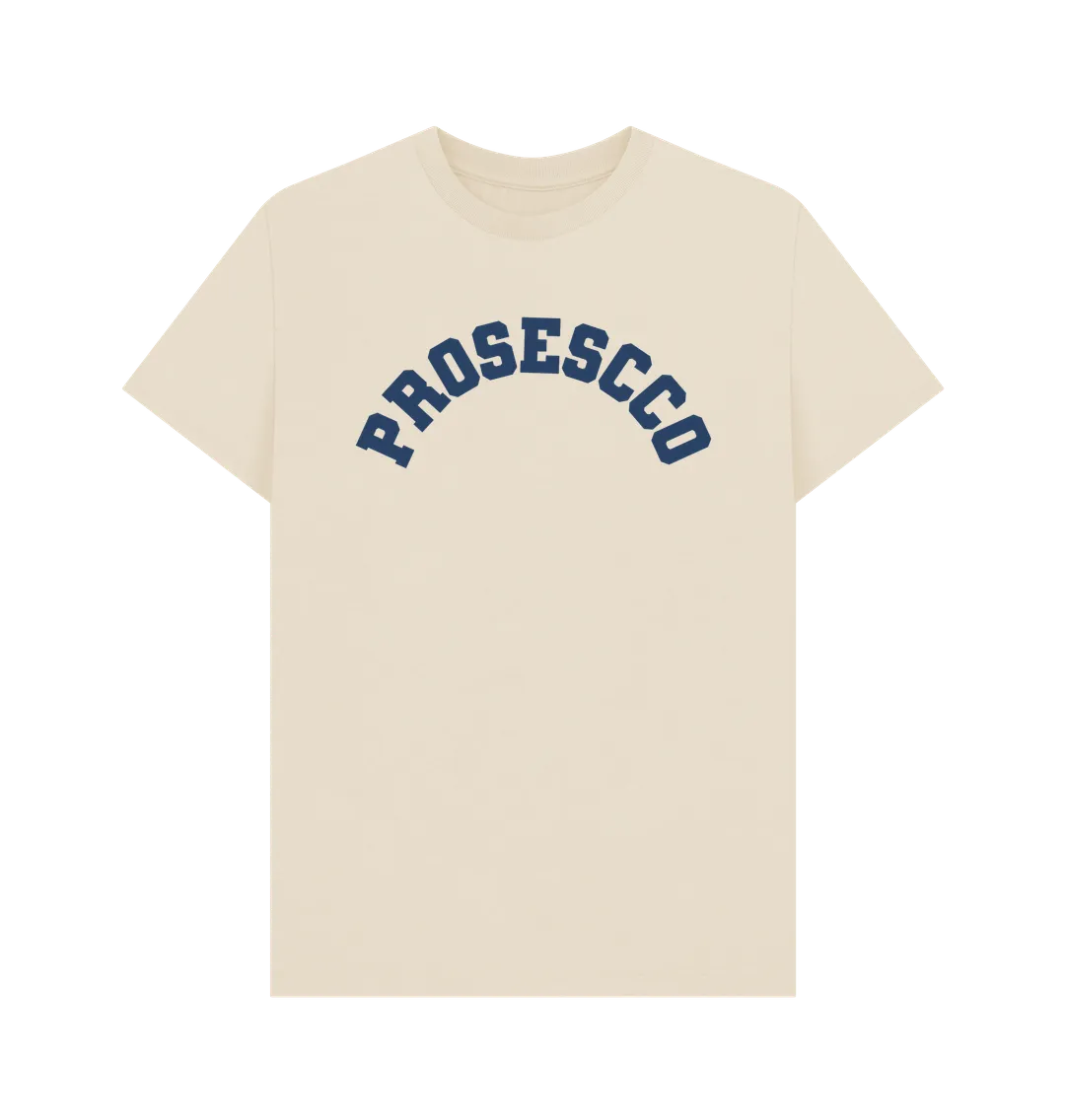 Prosecco varsity t-shirt unisex