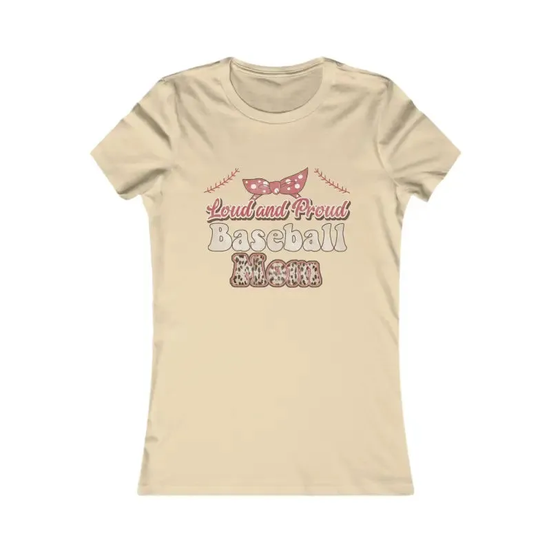 Proud Baseball Mama Tee for Fierce Diamond Fans