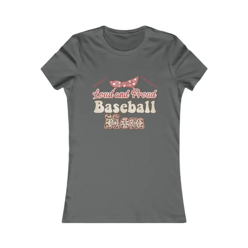Proud Baseball Mama Tee for Fierce Diamond Fans
