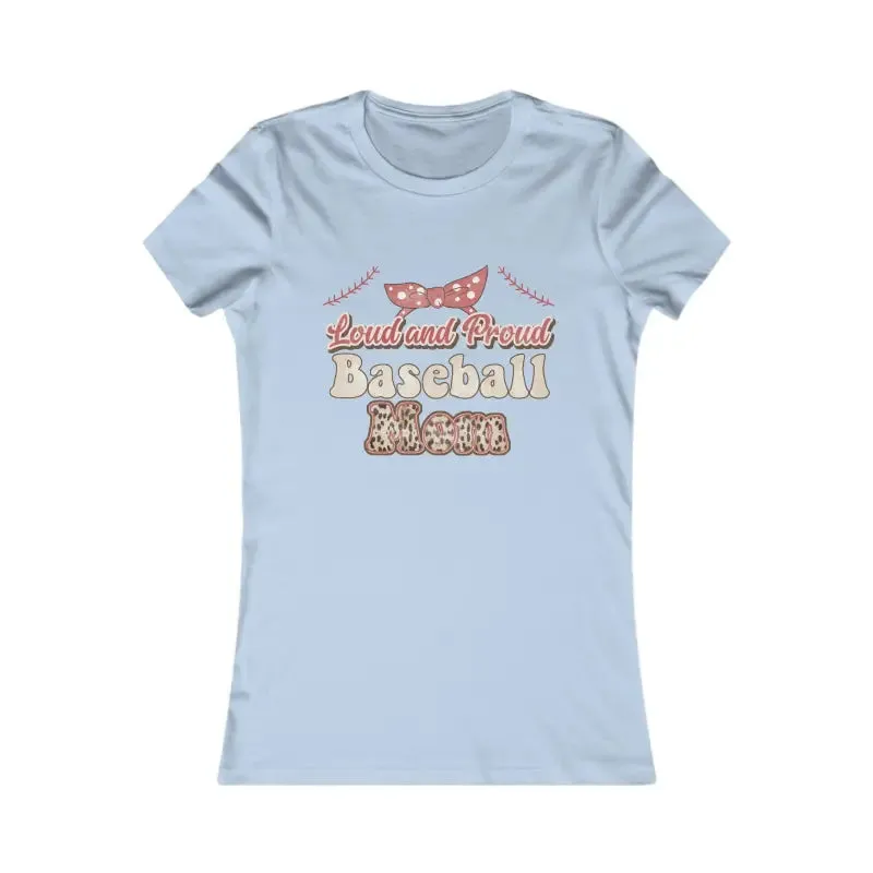 Proud Baseball Mama Tee for Fierce Diamond Fans