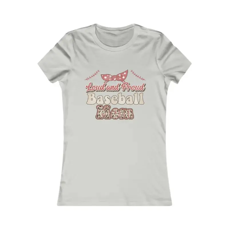 Proud Baseball Mama Tee for Fierce Diamond Fans