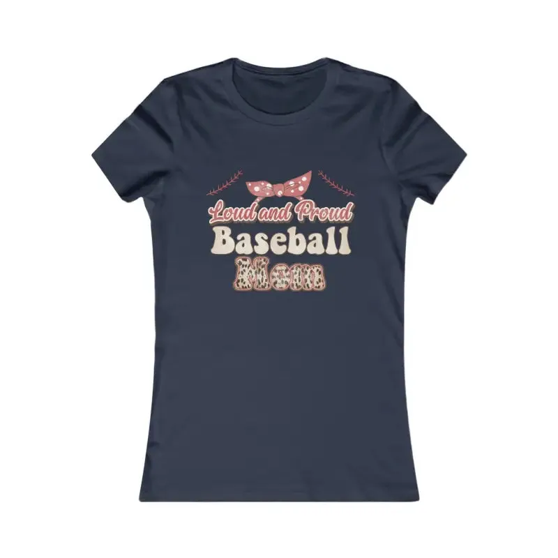Proud Baseball Mama Tee for Fierce Diamond Fans