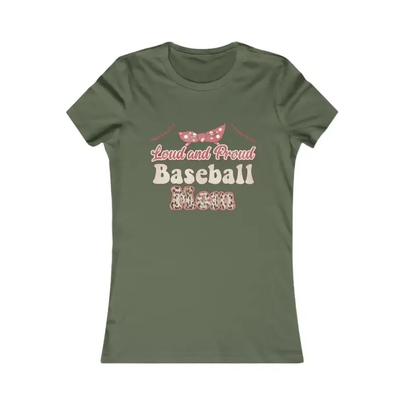 Proud Baseball Mama Tee for Fierce Diamond Fans