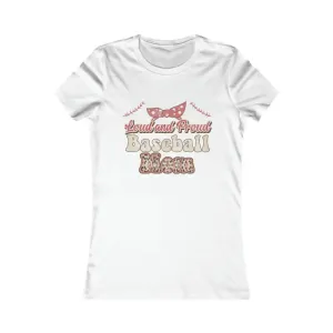 Proud Baseball Mama Tee for Fierce Diamond Fans