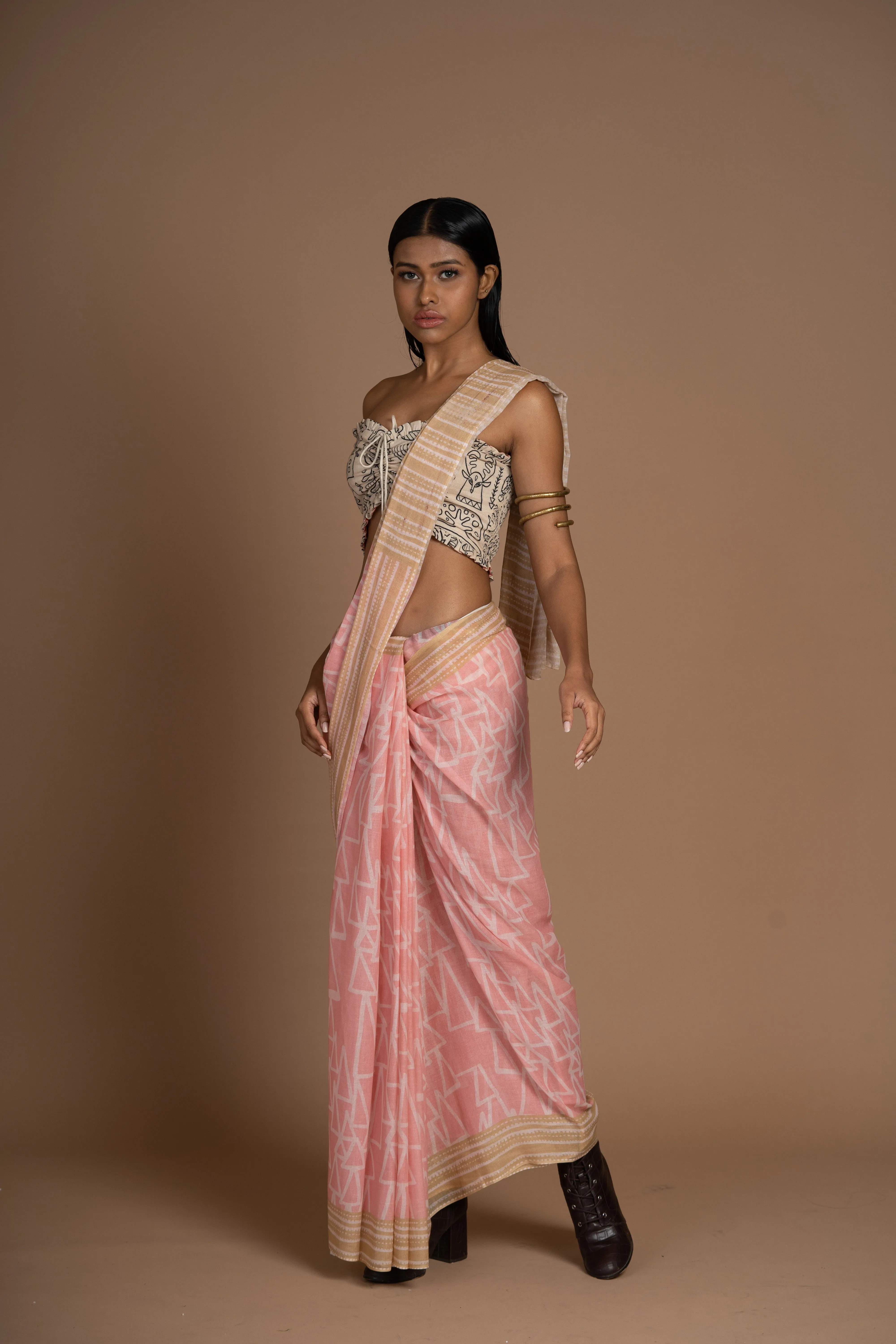 Pyramid Play Cotton Sari